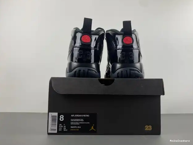 MaikeSneakers 302370-014 Jordan Retro Air 9 Bred Patent 0514